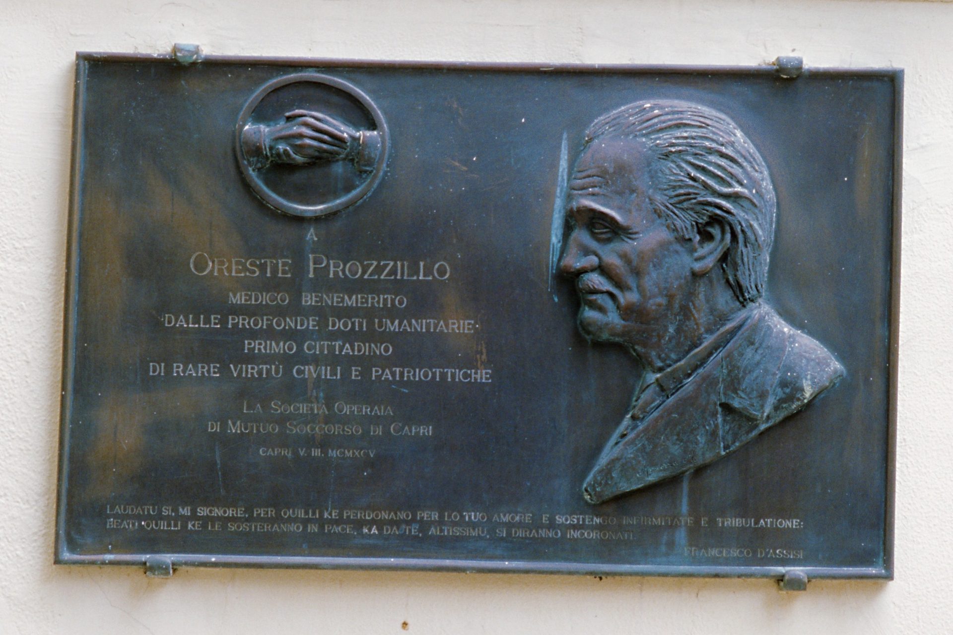 Oreste Prozzillo's memorial tablet, Capri, Italy (2).jpg